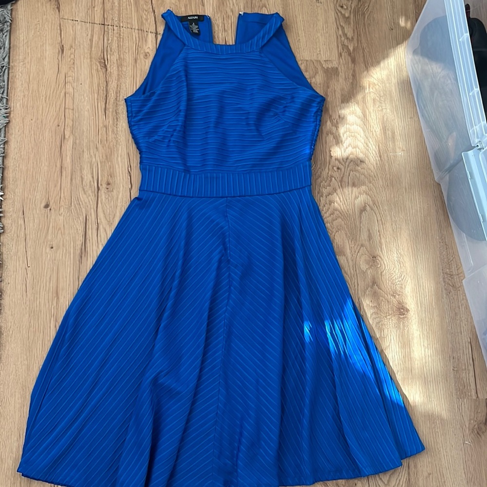 Blue dress